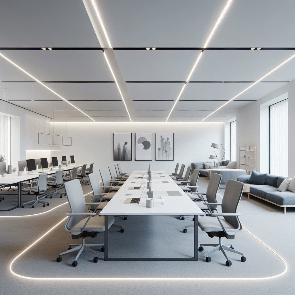 写字楼办公节能灯光改造同步进行时，客户洽谈区舒适度检测关键值应谁负责确认